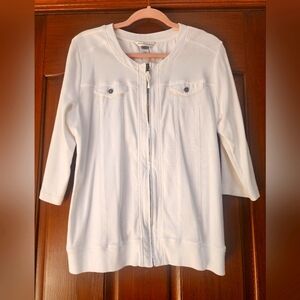 Christopher&Banks Cotton Jacket sz L